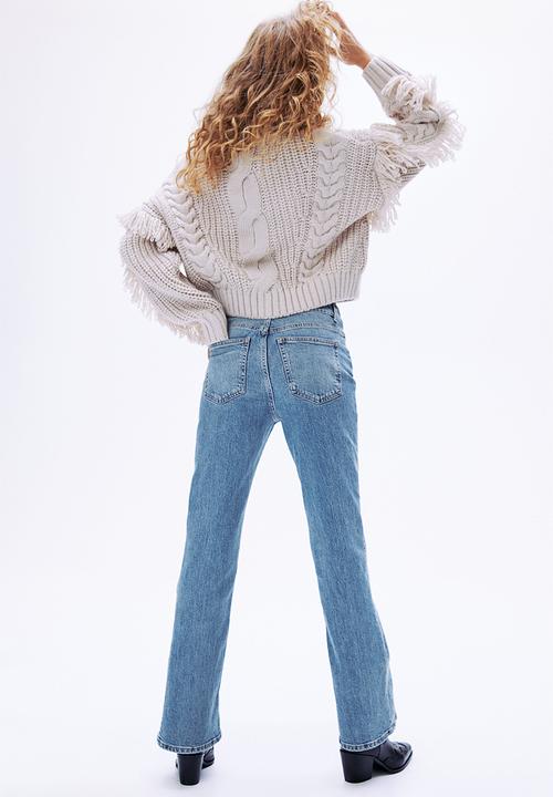 H&M - Flare high jeans - light denim blue