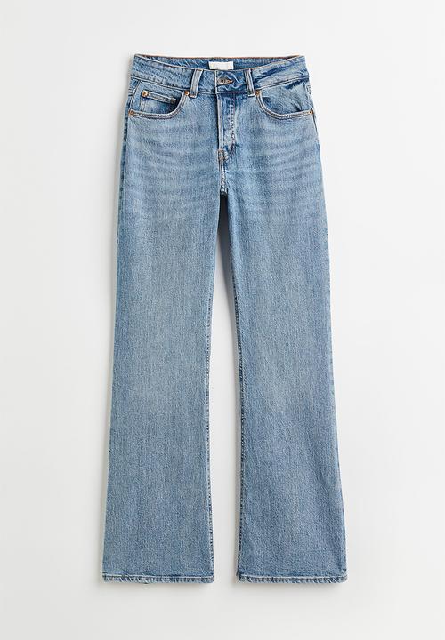 H&M - Flare high jeans - light denim blue