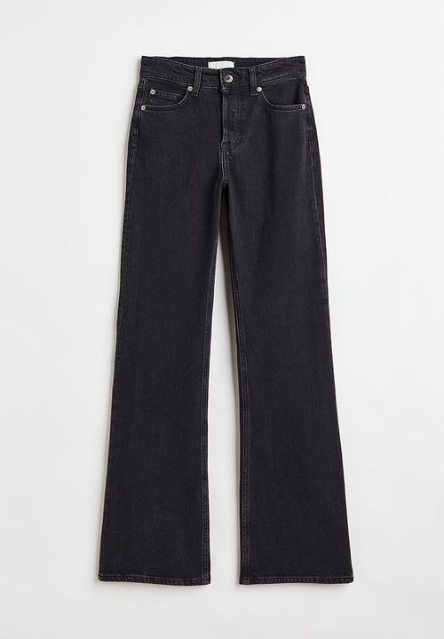 H&M - Flare high jeans - dark grey