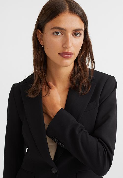 H&M - Fitted blazer - black