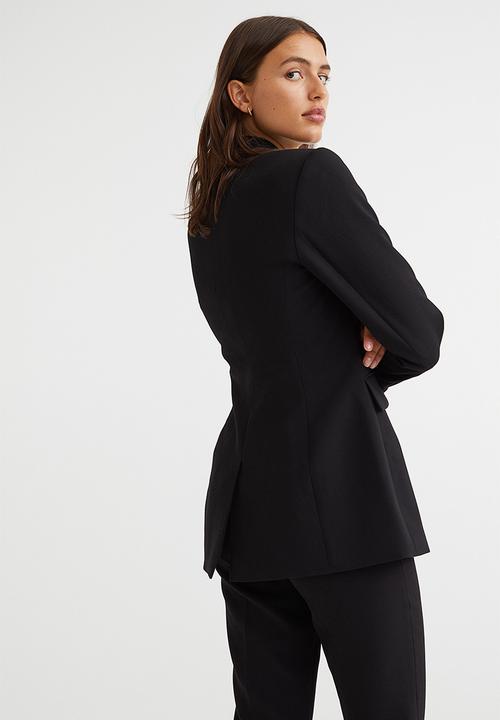 H&M - Fitted blazer - black