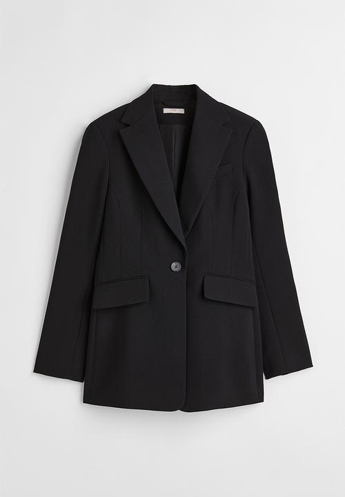 H&M - Fitted blazer - black