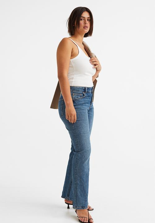 H&M - Flare high jeans - denim blue