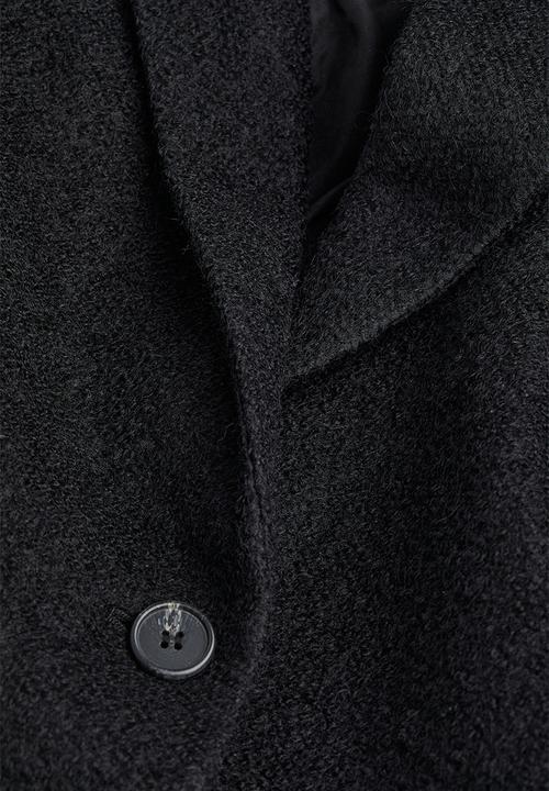 H&M - Oversized twill coat - black