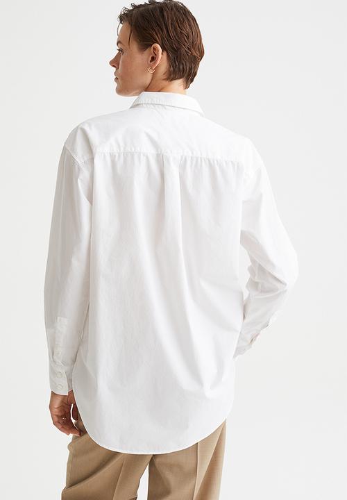 H&M - Cotton shirt - white 