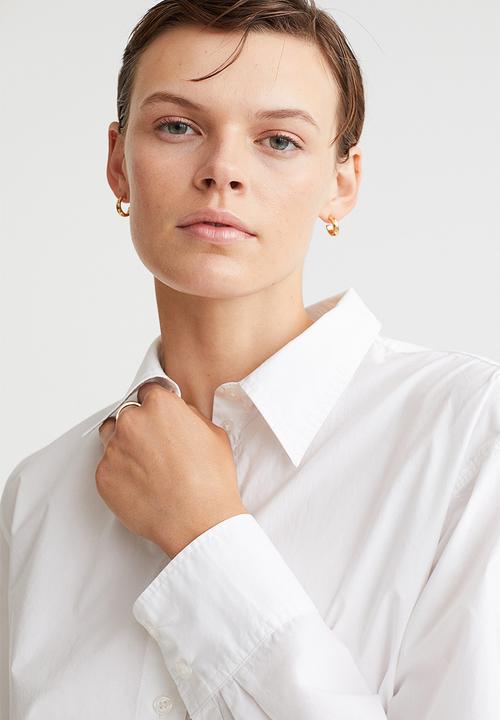 H&M - Cotton shirt - white 