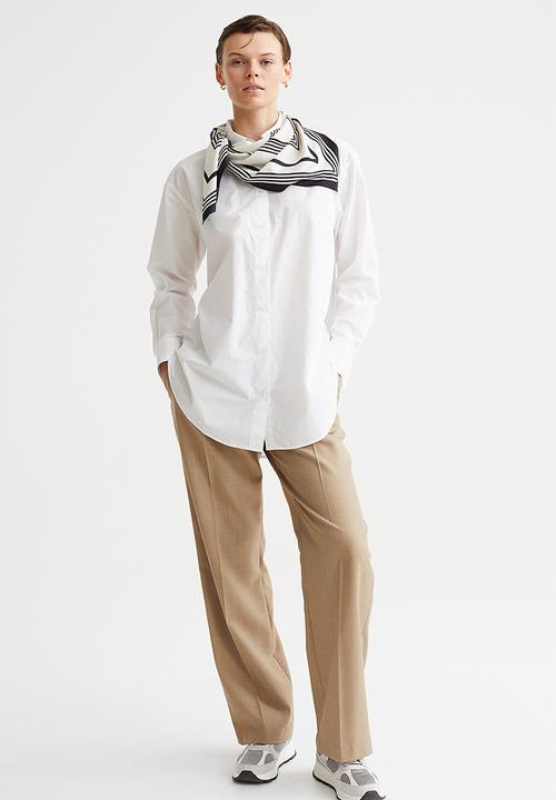 H&M - Cotton shirt - white 