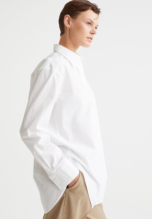 H&M - Cotton shirt - white 