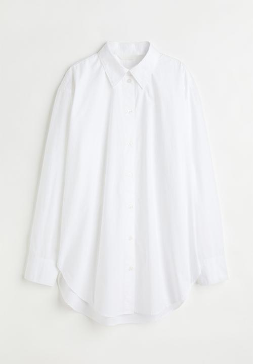 H&M - Cotton shirt - white 