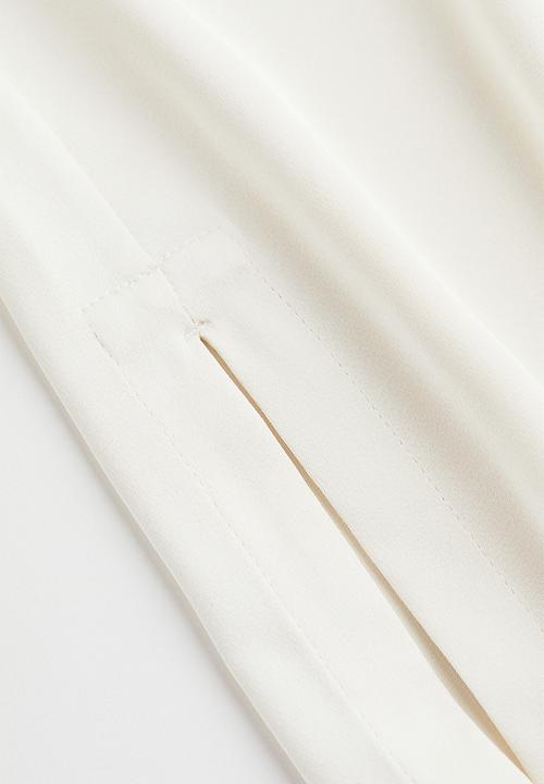 H&M - Satin blouse - white