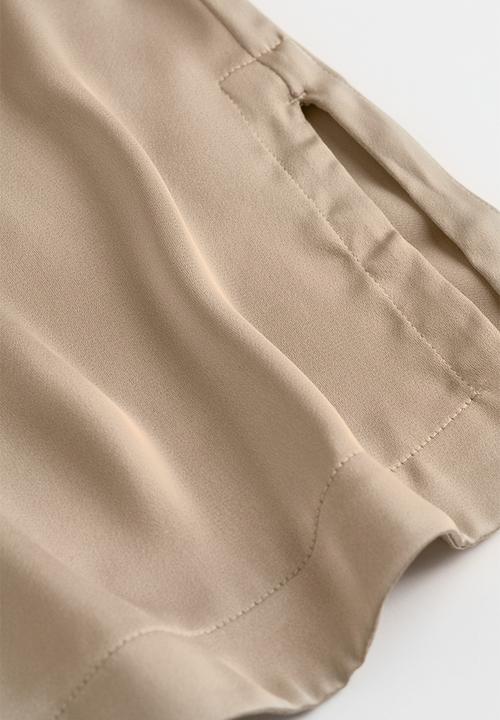 H&M - Satin blouse - beige