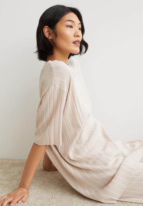 H&M - Ribbed jumper - light beige