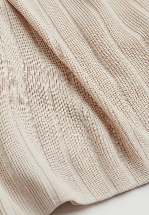 H&M - Ribbed jumper - light beige