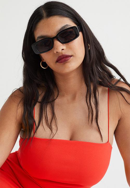 H&M - Short jersey dress - fire red