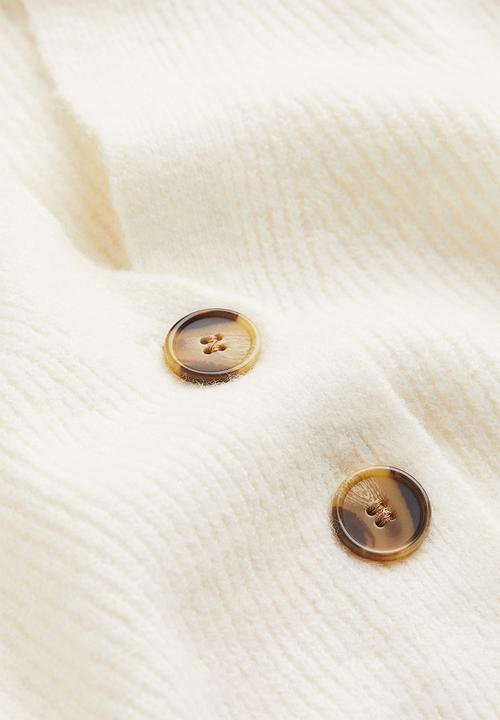 H&M - Short cardigan - cream