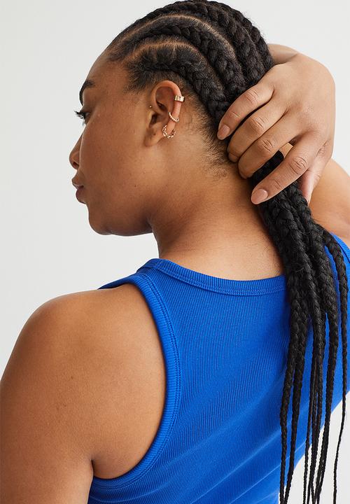 H&M - Cropped vest top - blue