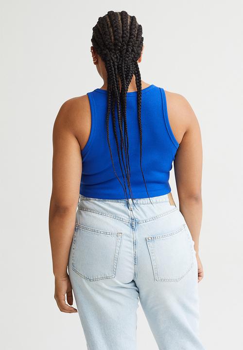 H&M - Cropped vest top - blue