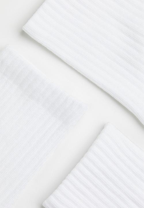 H&M - 3-Pack socks - white