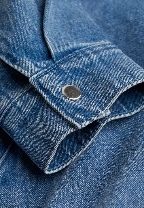 H&M - Boxy jacket - denim blue