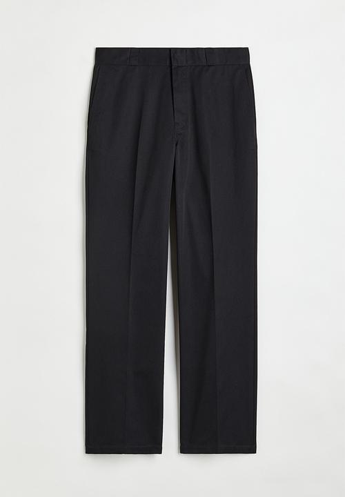 H&M - Crease-leg chinos - black