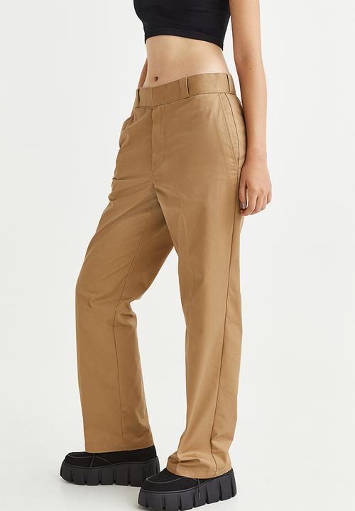 H&M - Crease-leg chinos - dark beige