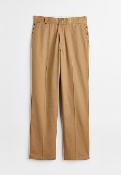 H&M - Crease-leg chinos - dark beige