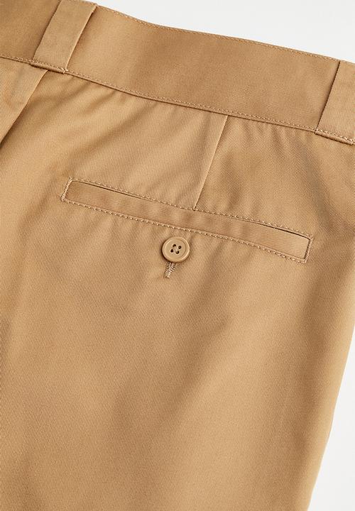 H&M - Crease-leg chinos - dark beige