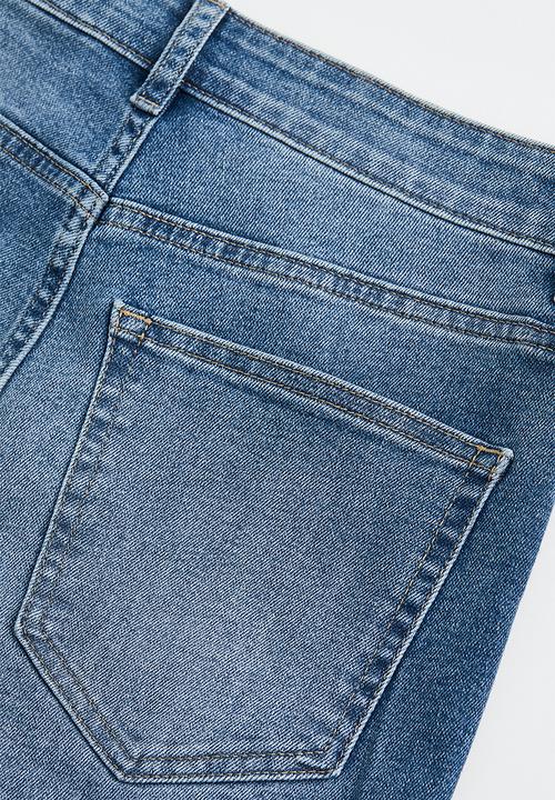 H&M - Curvy ultra high jeggings - blue I