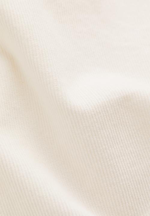 H&M - Oversized corduroy shirt - cream