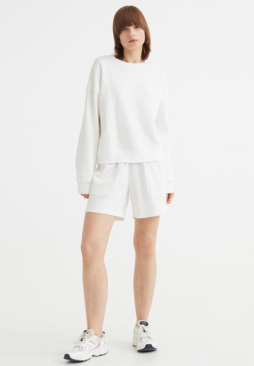 H&M - Sweatshirt - white
