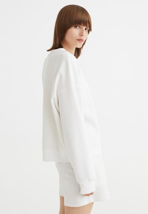 H&M - Sweatshirt - white