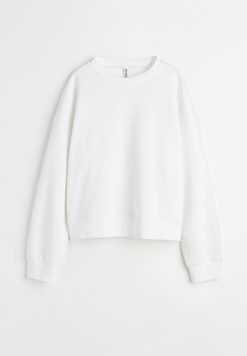 H&M - Sweatshirt - white