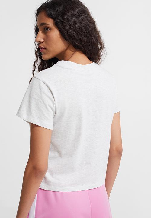 H&M - Printed T-shirt - light grey marl/boston