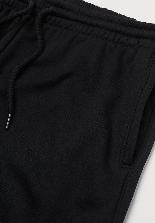 H&M - High-waisted joggers - black