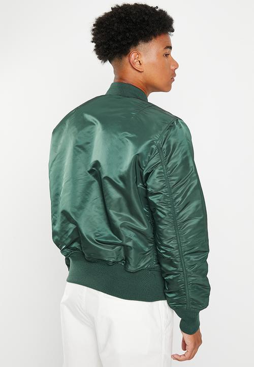 Alpha Industries - Ma 1 classic flight jacket - green & orange 