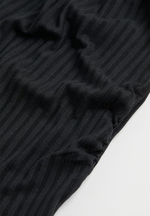 H&M - Mama ribbed T-shirt - black