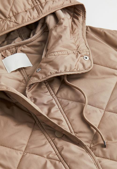 H&M - Oversized quilted jacket - beige