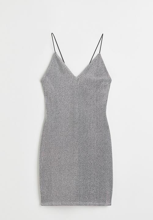 H&M - Backless dress - silver-coloured