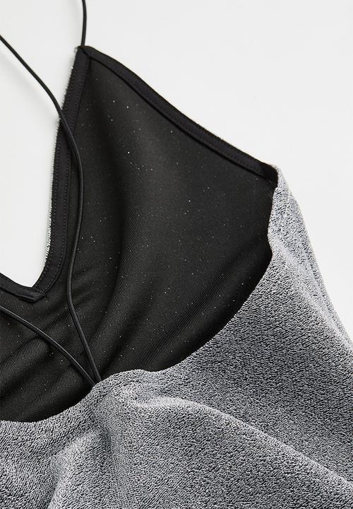 H&M - Backless dress - silver-coloured