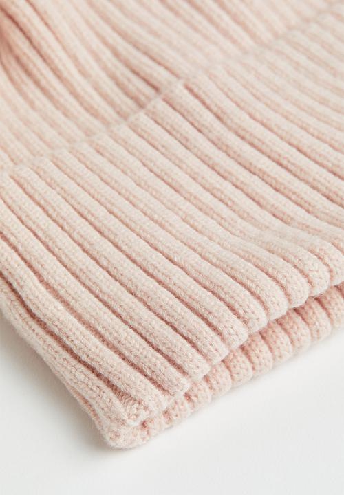 H&M - Knitted hat - light pink