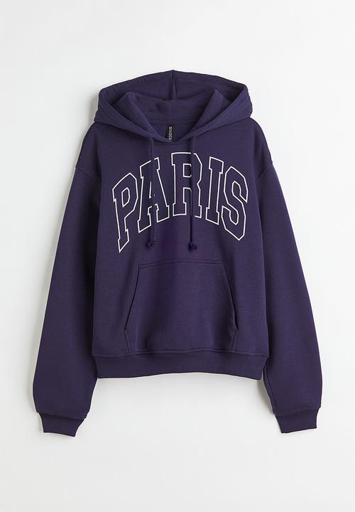 H&M - Hoodie - dark blue/paris