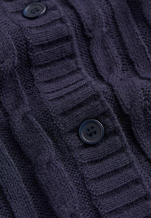 H&M - Cable-knit cardigan - dark blue