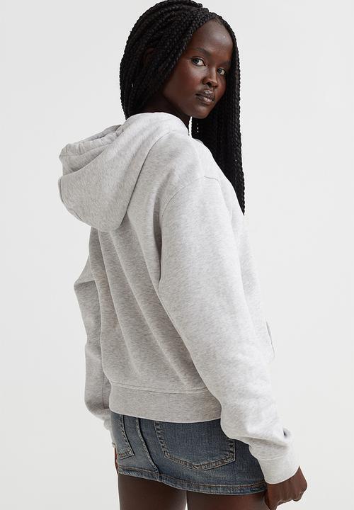 H&M - Hoodie - light grey marl/portland