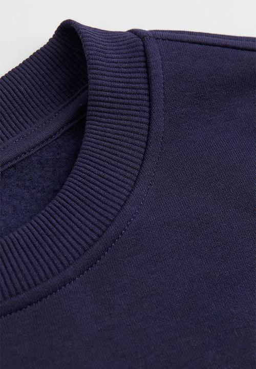H&M - Printed sweatshirt - dark blue/california