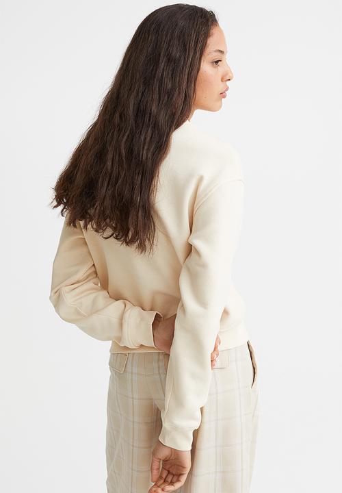 H&M - Printed sweatshirt - light beige/austin