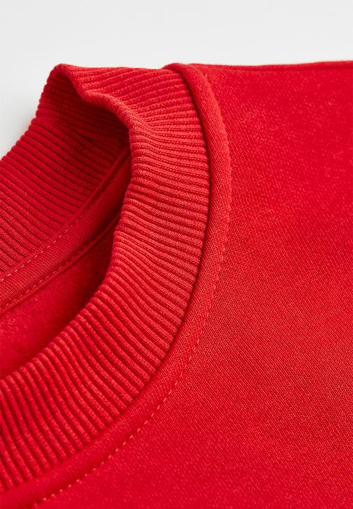 H&M - Printed sweatshirt - red/orlando
