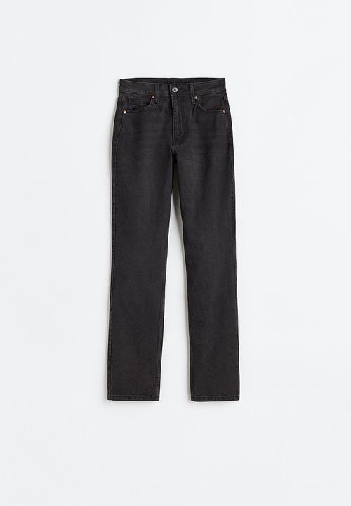 H&M - Vintage straight high jeans - black