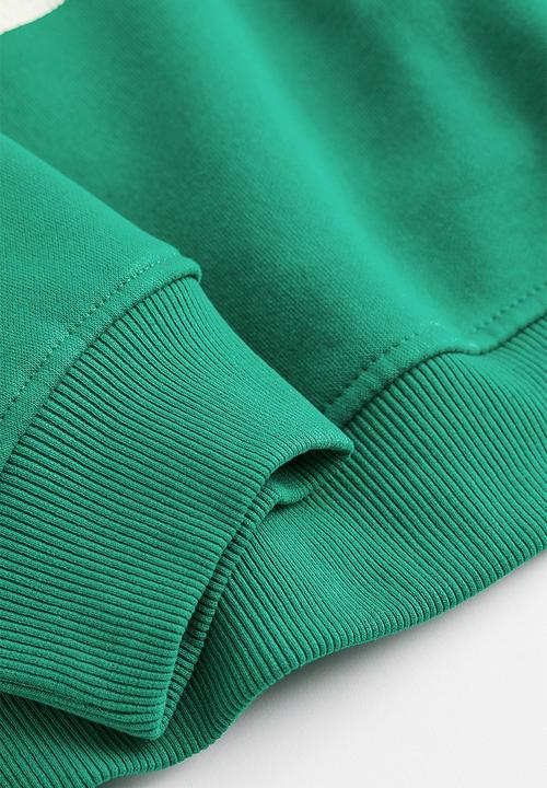 H&M - Printed sweatshirt - bright green/playoffs