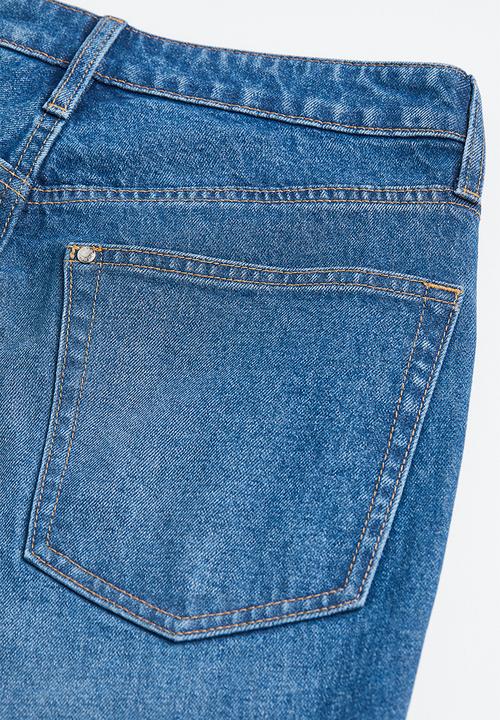 H&M - Vintage straight high jeans - denim blue
