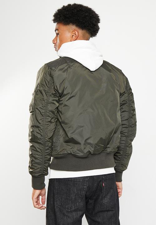Alpha Industries - Engine jacket embroidered patch - rep grey